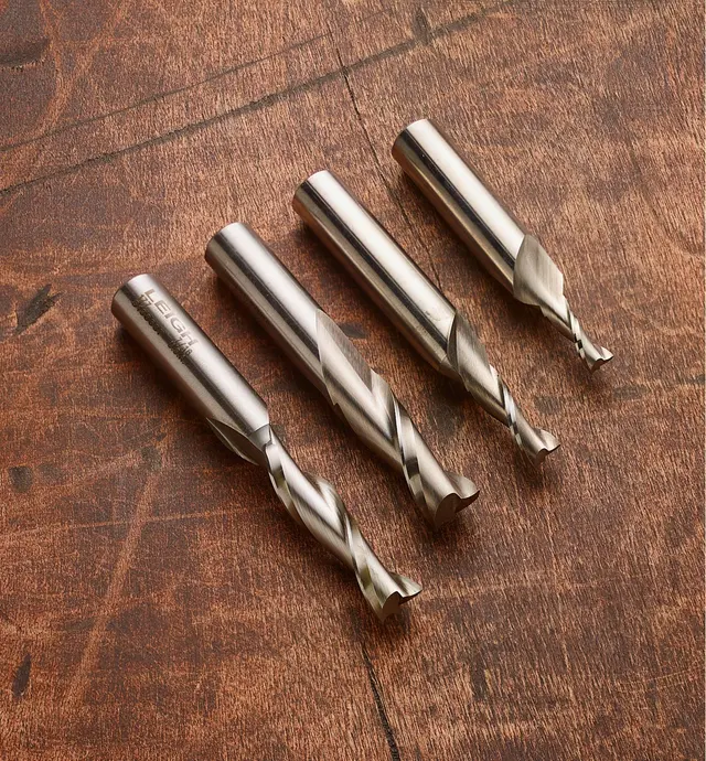 image of Leigh High-Speed Steel Spiral Upcut Bits, 1/2" Shank