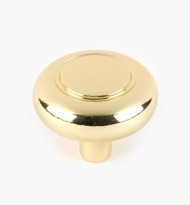 image of Brass Plate Eclipse Knob