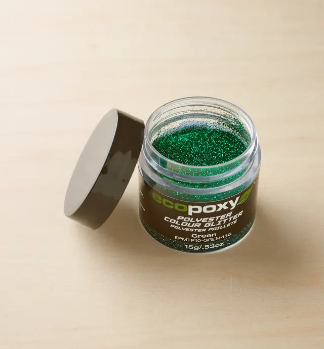 image of EcoPoxy Green Polyester Glitter