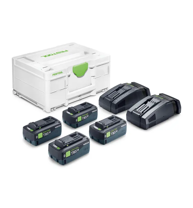 image of Festool Energy Set SYS 18V 4xTBX8/2xSCA16