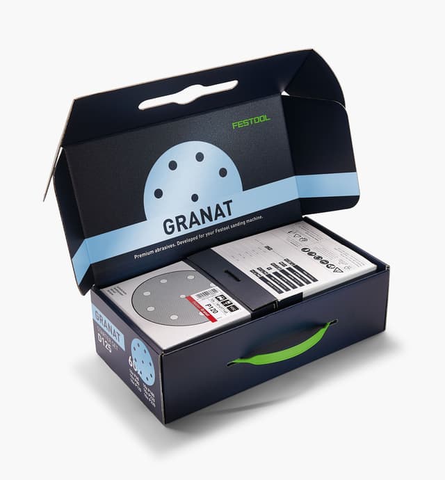 image of Festool D125 GR Granat Abrasive Set