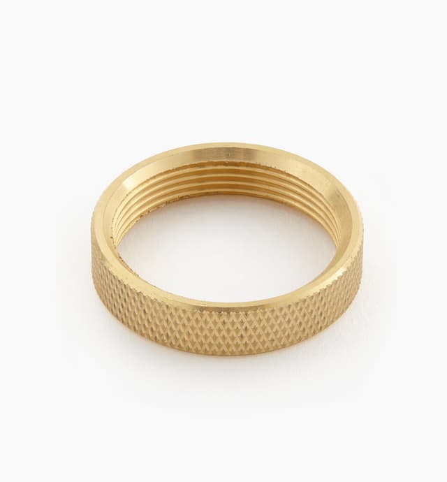 image of Ring Nut for Veritas Compact Router Base Plate Template Guides, Inserts & Inlay Bushings