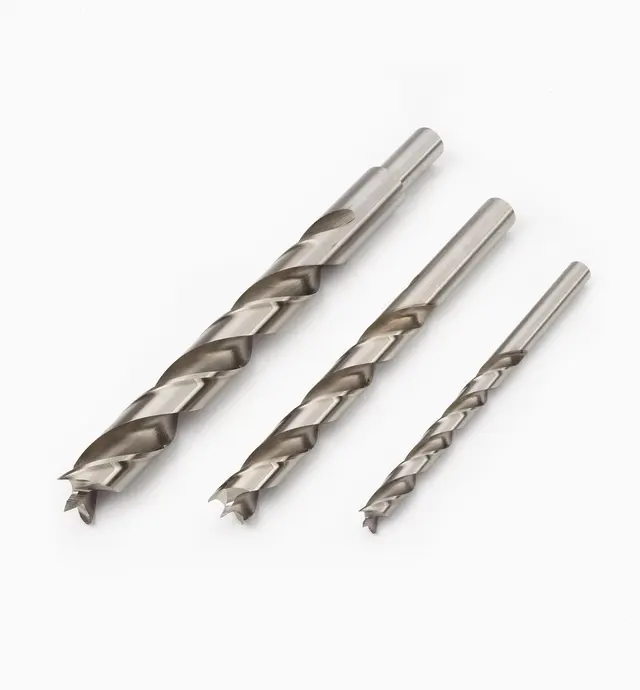image of Set of 3 HSS Lipped Imperial Brad-Point Drills