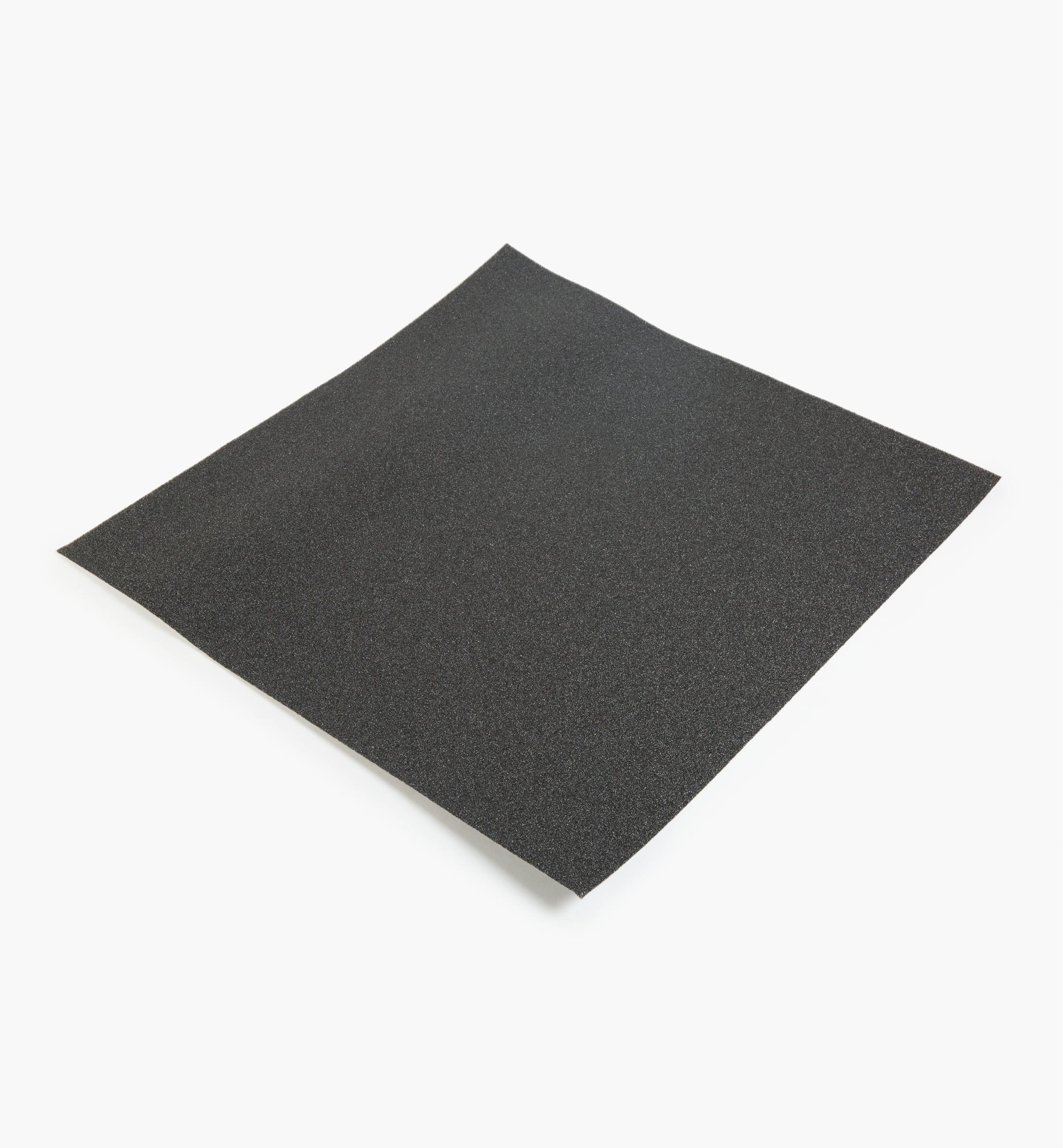 Papier abrasif de 25 x 25 po pour disques incurvés pour guitare bombée
