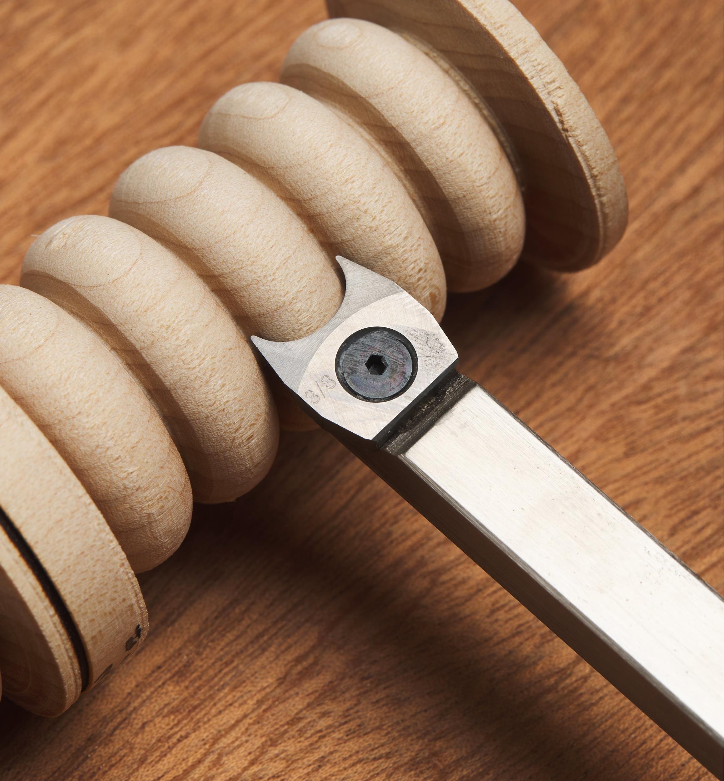 Plaquettes à angle d'attaque négatif pour bourrelet Easy Wood Tools