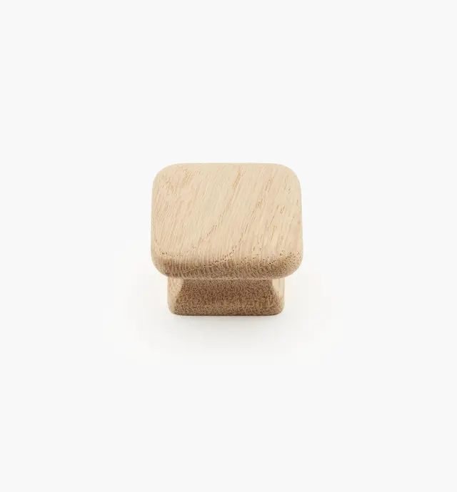 image of Natural Oak Square Knob
