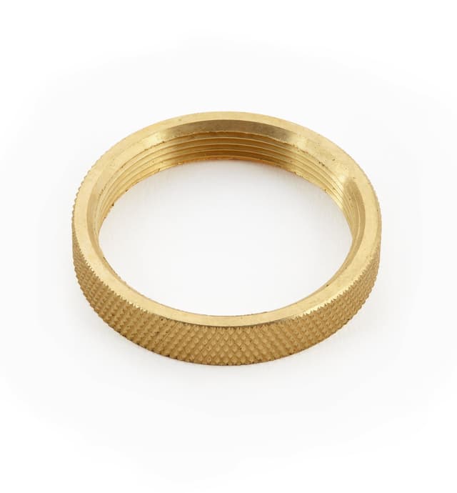 image of Common Ring Nut for 1 3/16" and 1 3/4" Brass Template Guides and 1 3/4" Router Plate Inserts