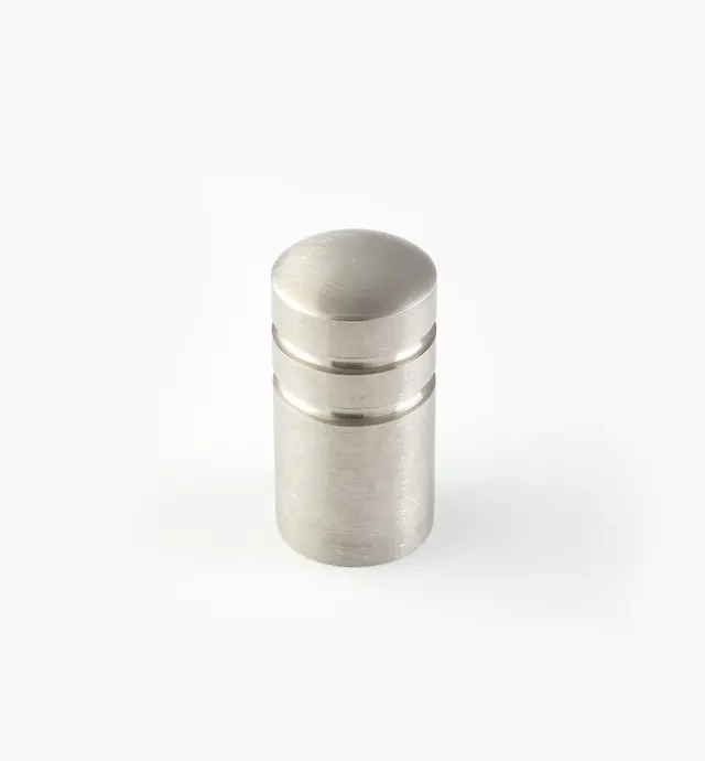 image of Stainless-Steel Ribbed Knobs