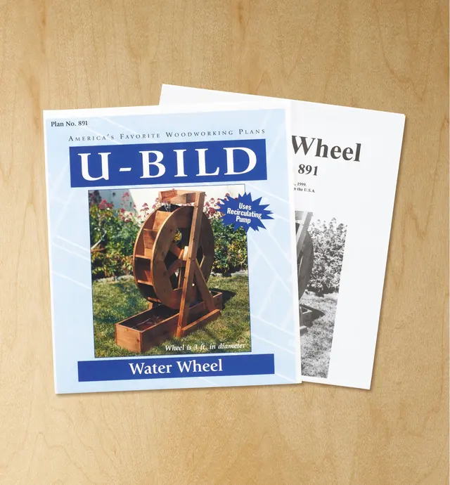 image of Water Wheel Plan