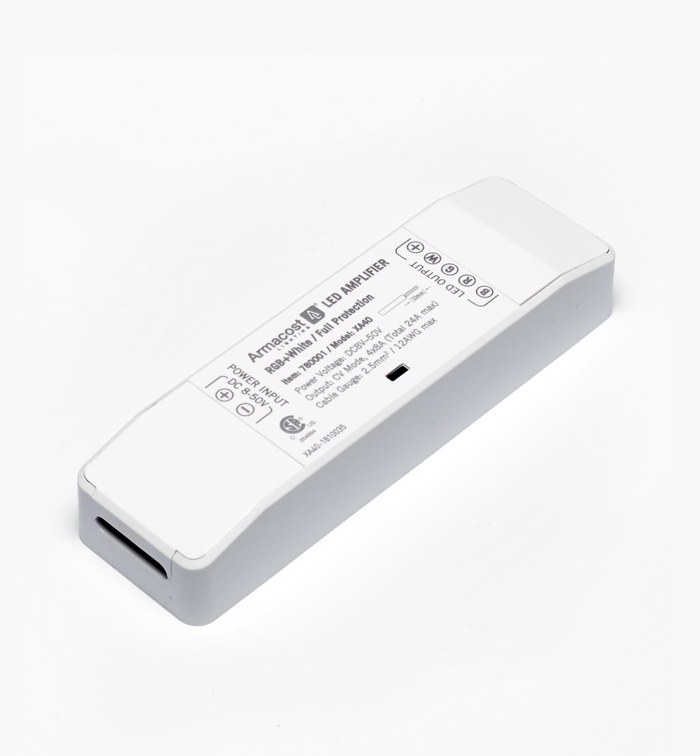 Amplificateur de signal pour luminaire-ruban à DEL couleur et blanches