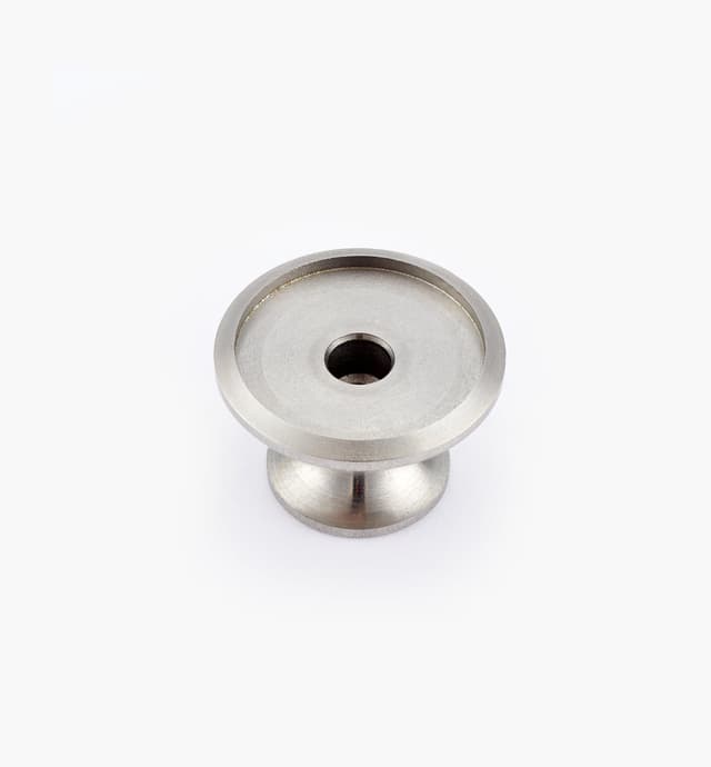 image of Veritas Stainless-Steel Large Smooth Insert Knobs