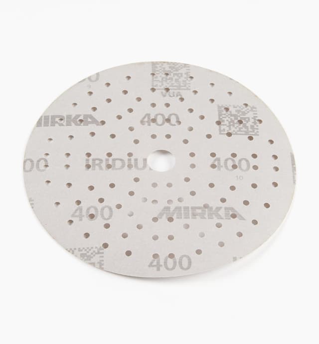 image of Mirka 6" Fine 121-Hole Iridium Grip Discs