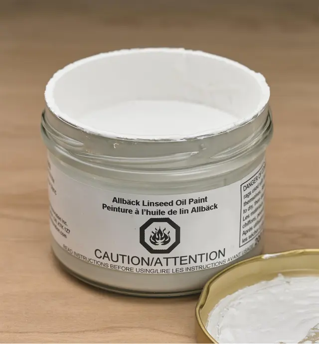 image of Allbäck Old White Linseed Oil Paint