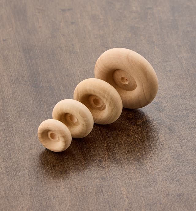 image of Wooden Recessed Hub Wheels