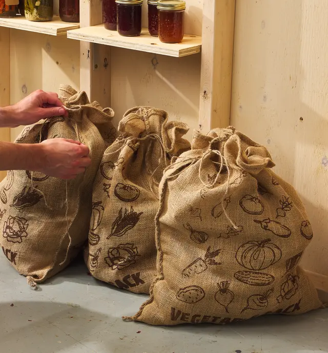image of Sacs en jute, le lot de 3