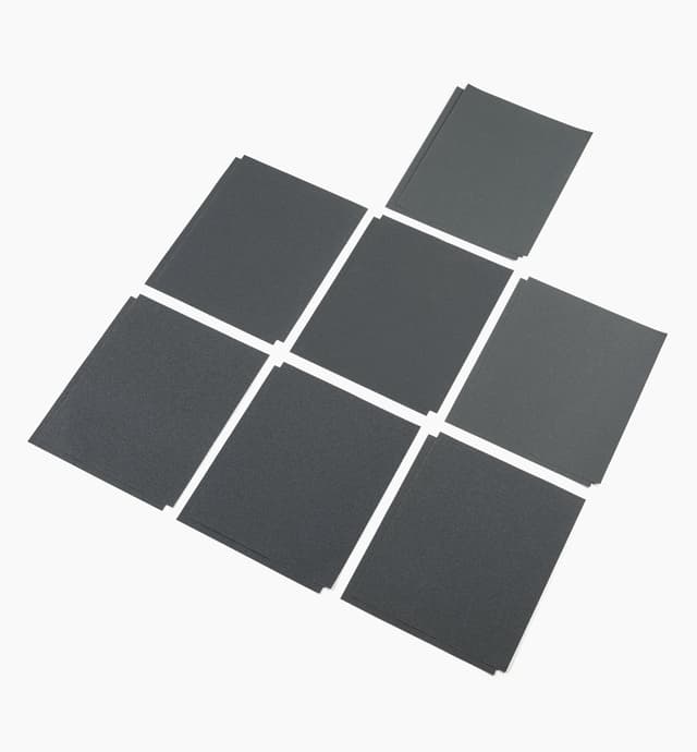 image of 14-Pc. Sample Pack of Mirka Coarse Wet/Dry Sandpaper