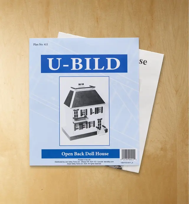 image of Open Back Doll House Plan