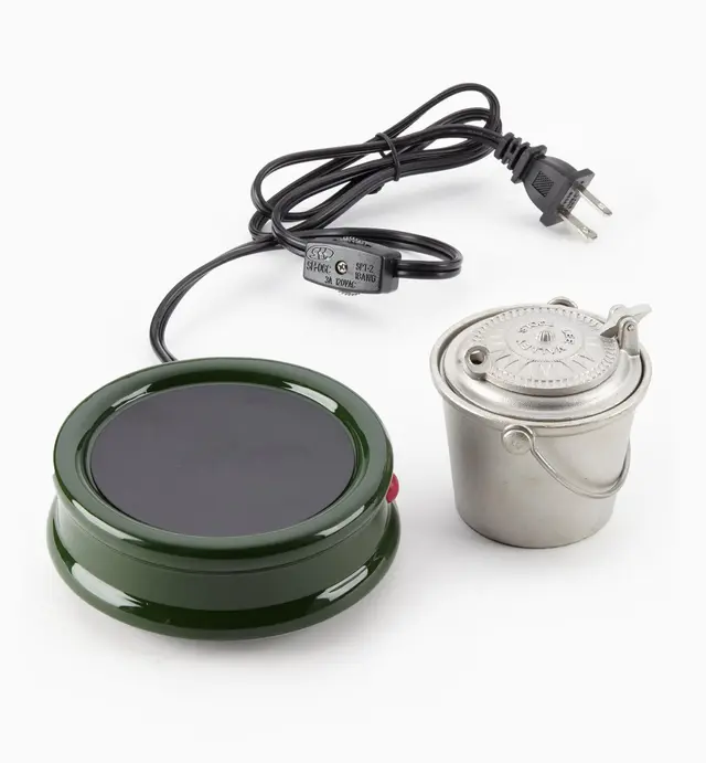 image of Pot à colle et réchaud