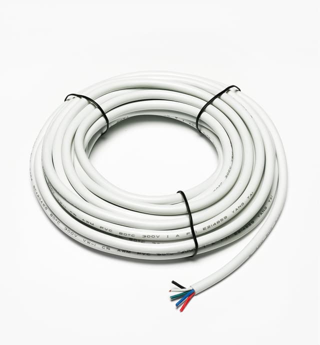 image of 20 ga. Five-Conductor In-Wall Wire for RGB+W LED Tape Lights