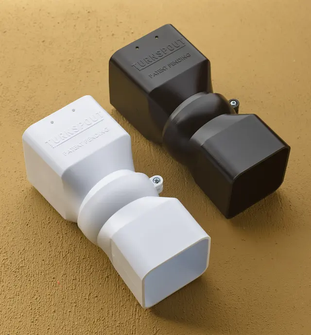 image of Raccord articulé pour tuyau de descente, 3 po × 3 po