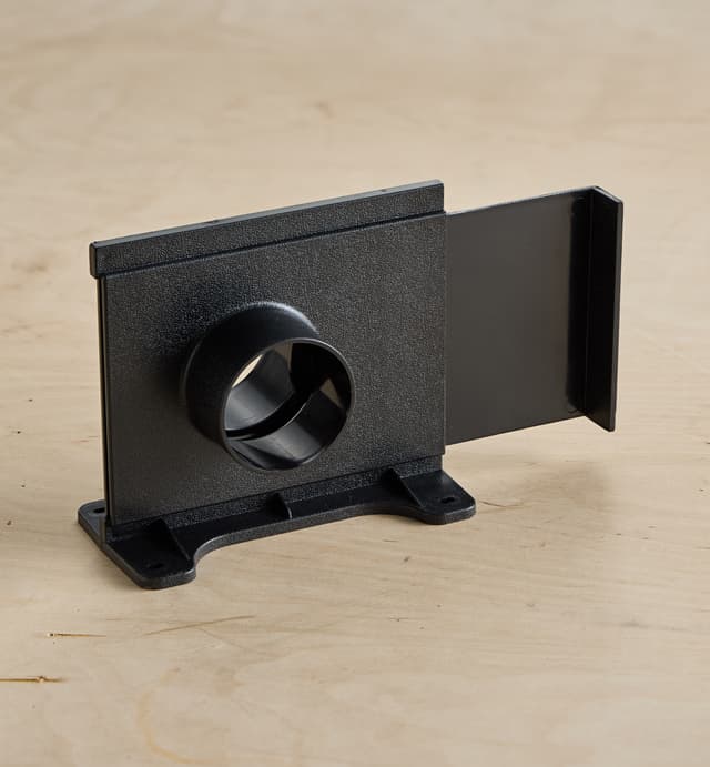 image of 2 1/2" ABS Wall-Mount Blast Gate