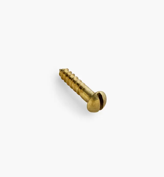 image of 1/2" #4 Round-Head Brass Screws