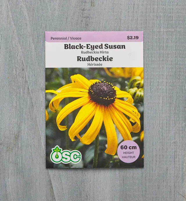 image of OSC Black-Eyed Susan Seed Packet