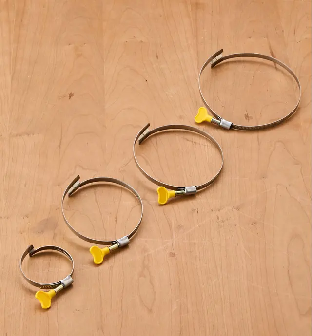 image of Colliers de serrage spiralés à gauche