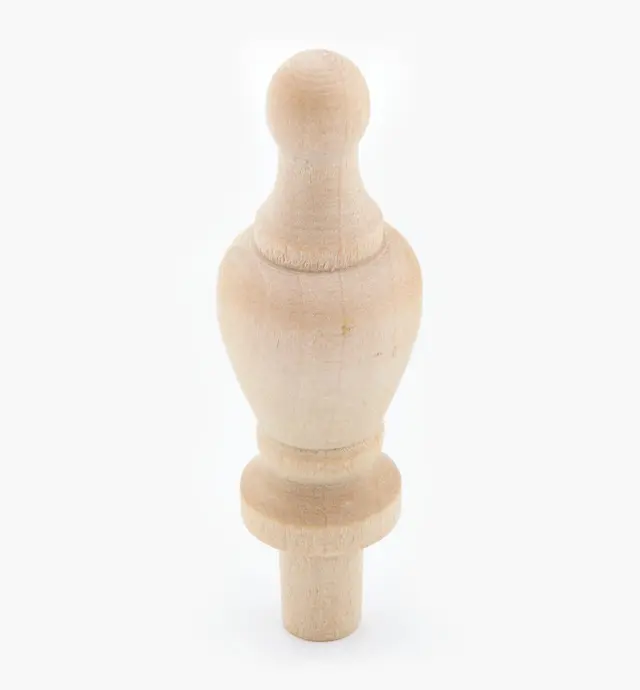 image of Hardwood Colonial Finial
