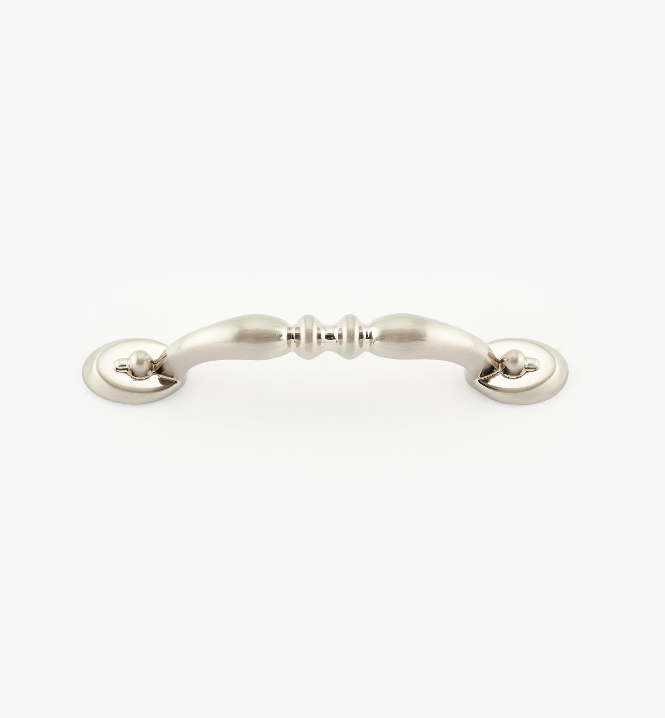 Poignée de 4 5/8 po Brass and Sterling Traditions