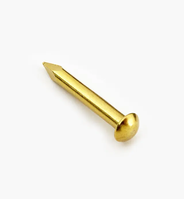 image of Solid Brass Escutcheon Pins