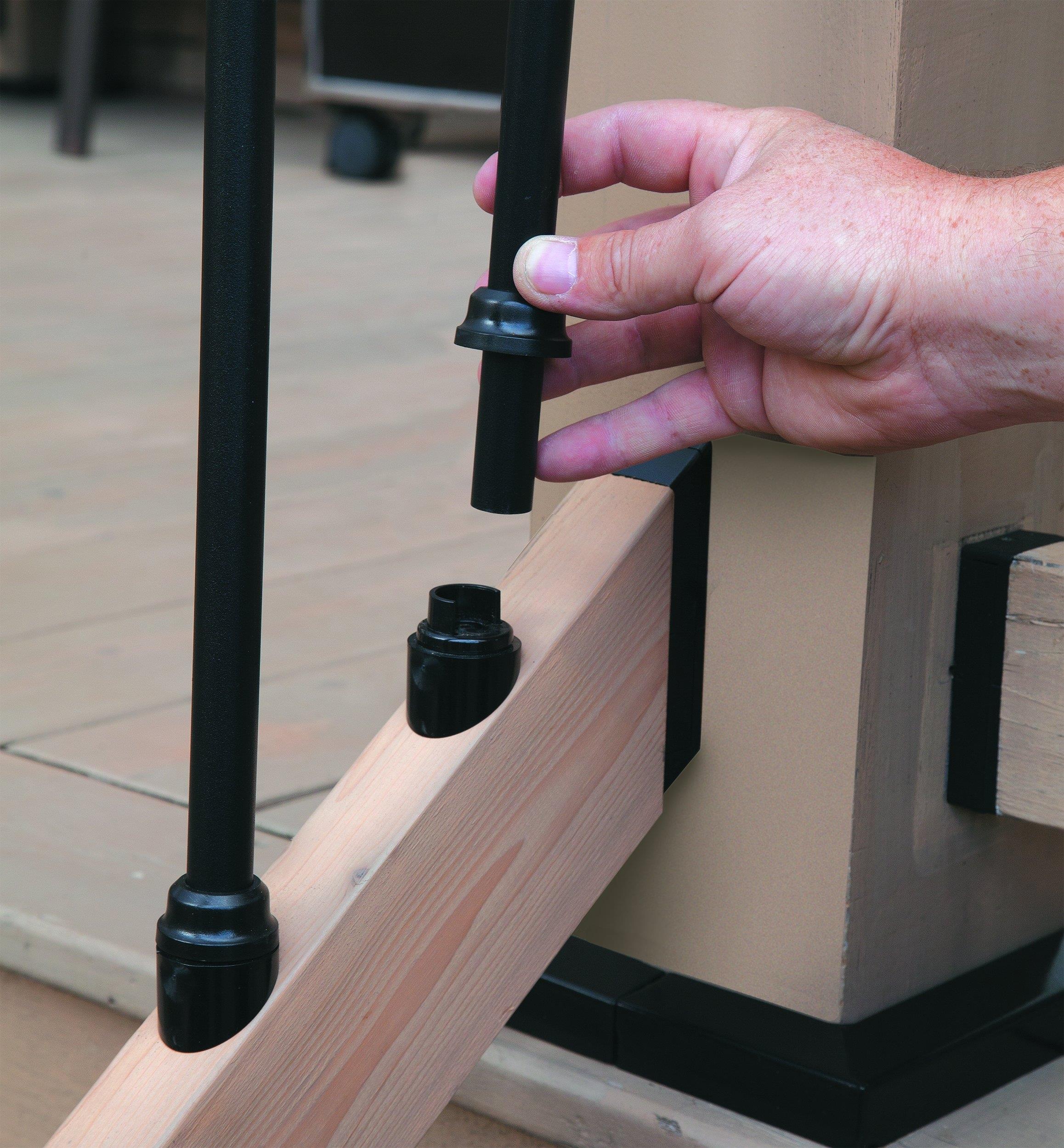 Adaptateurs angulaires pour balustres pour ensemble de balustres Snap 'N Lock Baluster System Titan