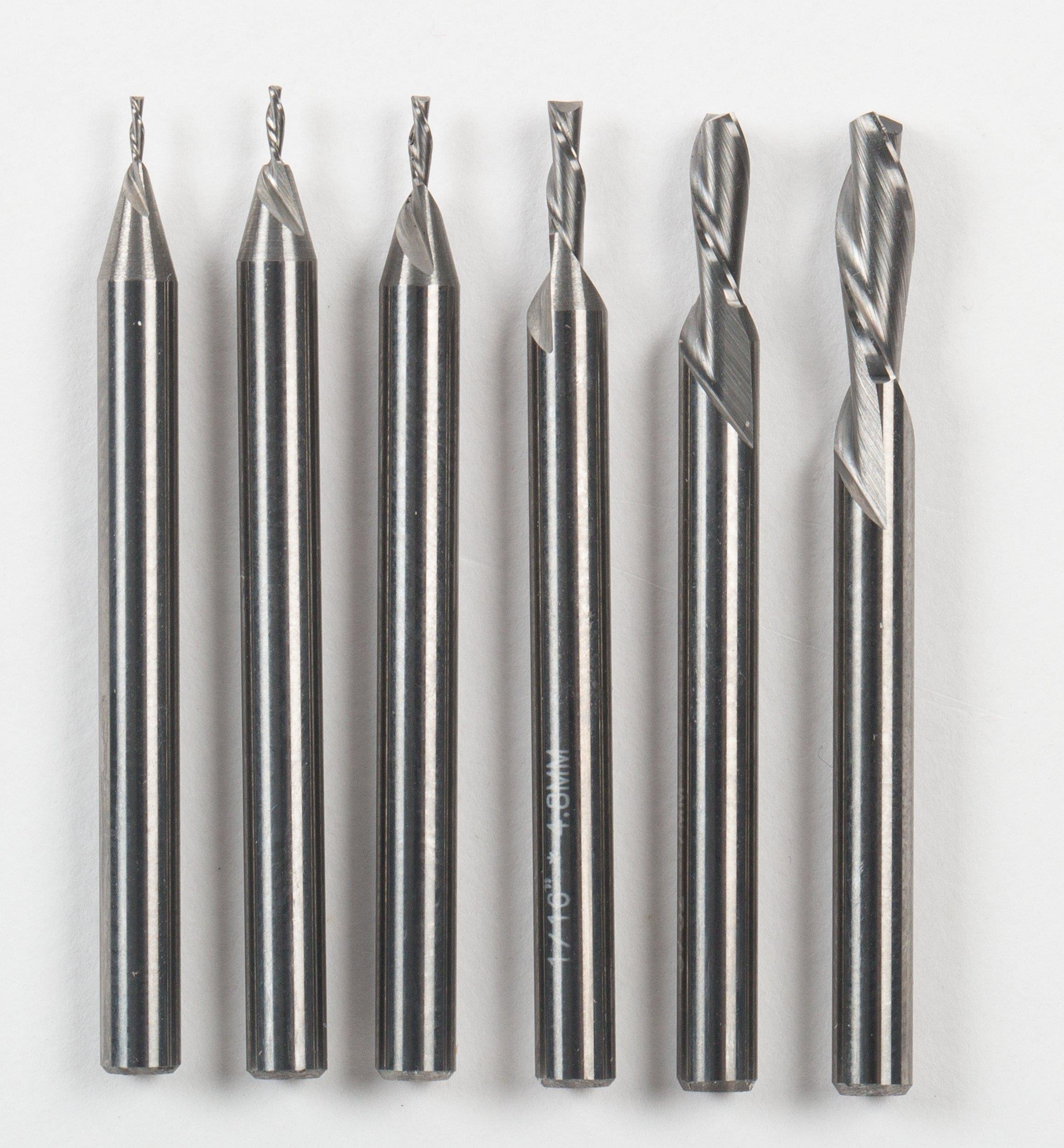 Mini Downcut Spiral Bits