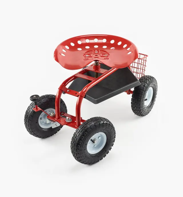 image of Steerable Rolling Seat with Tool Tray