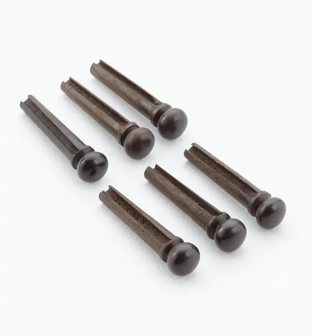 image of Chevilles de chevalet et chevilles fixe-courroie pour guitare