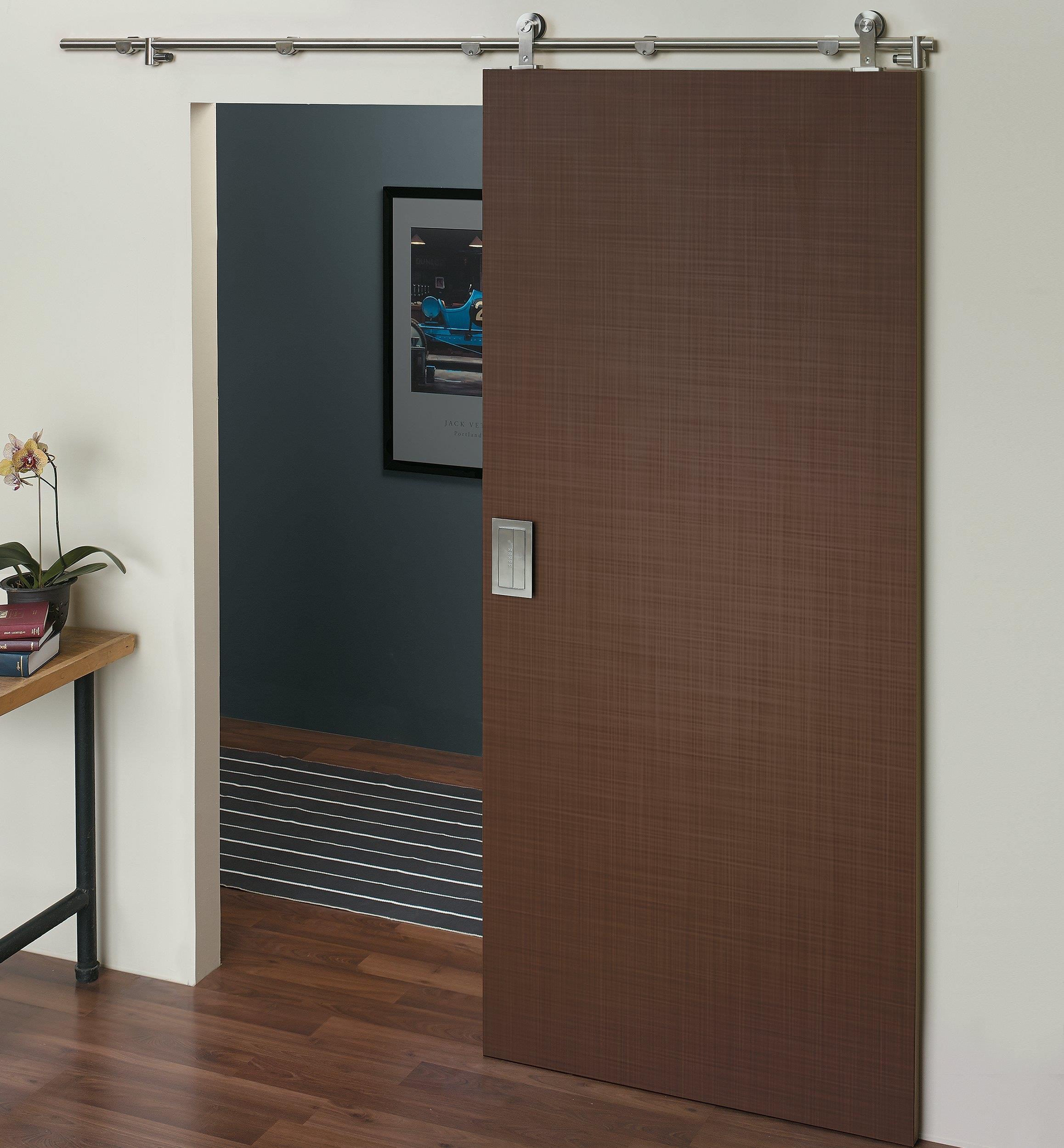 Quincaillerie en acier inoxydable pour porte coulissante