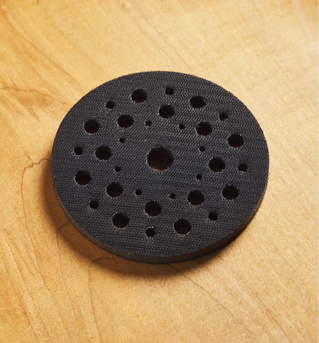 image of Mirka 5" × 3/8" Multi-Hole Grip-Faced Interface Pad