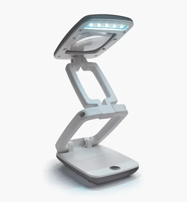 image of Stand-Up Folding LED Magnifier