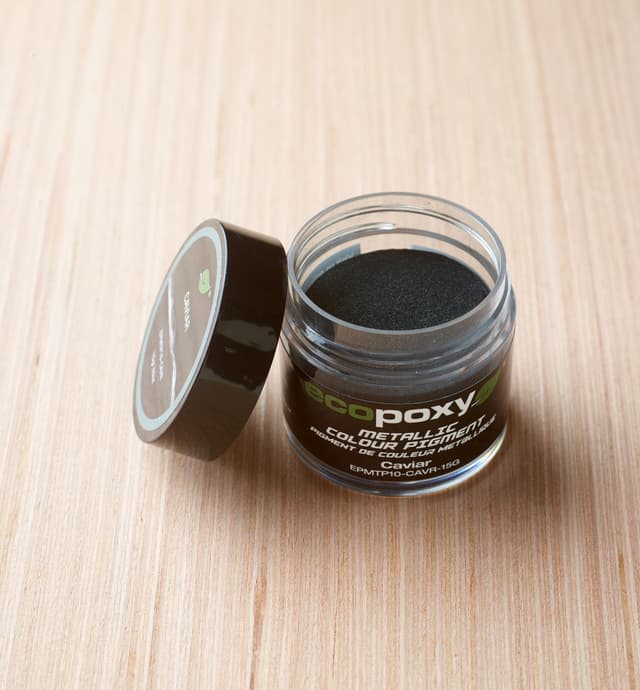 image of Pigment métallique EcoPoxy, caviar