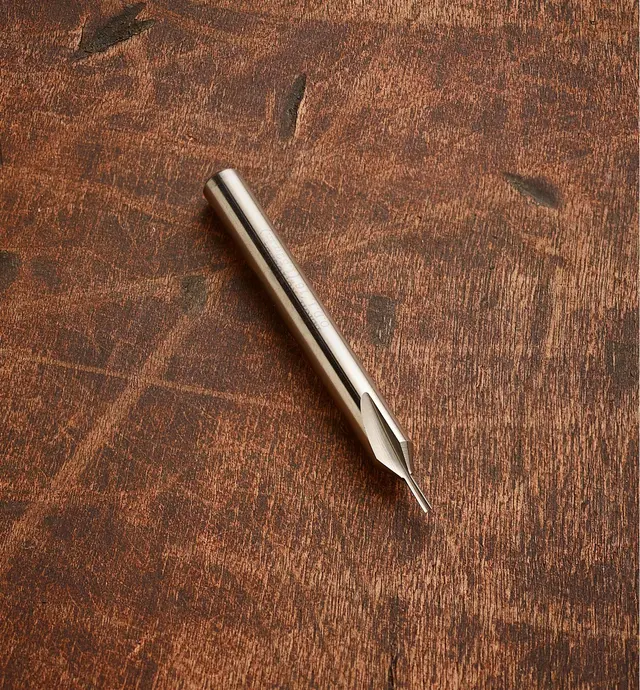 image of Leigh 1/16" High-Speed Steel Single-Flute Straight Bit