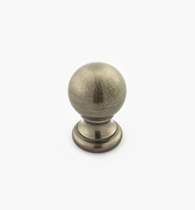 image of Turned Brass Ball Knobs