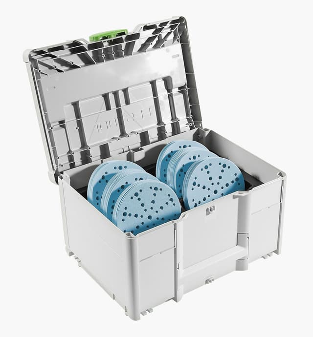 image of Assortiment d'abrasifs Granat D150 GR SYS et Systainer³ Festool