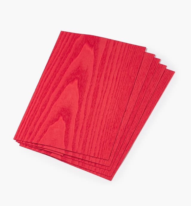 image of Red Dyed Veneer Package