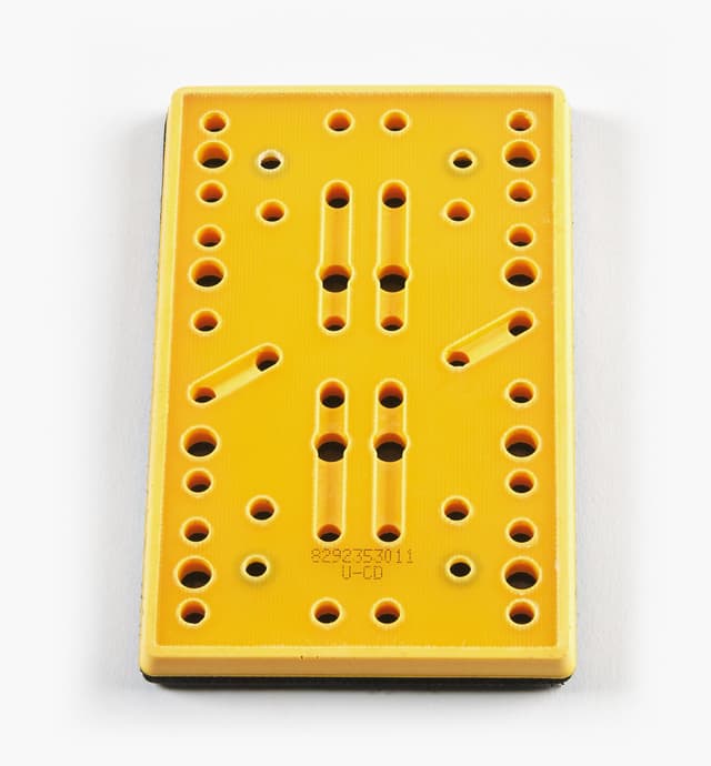 image of Mirka Medium 46H Backing Pad for DEOS 3" Ă 5" Electric Sander