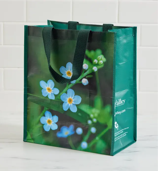image of Lee Valley Garden-Print Shopping Bags