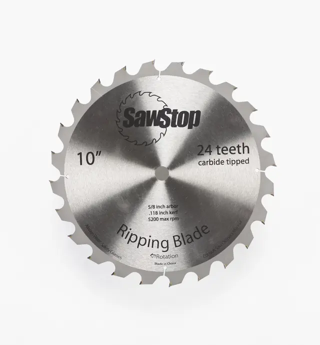 image of SawStop 24-Tooth Table Saw Blade