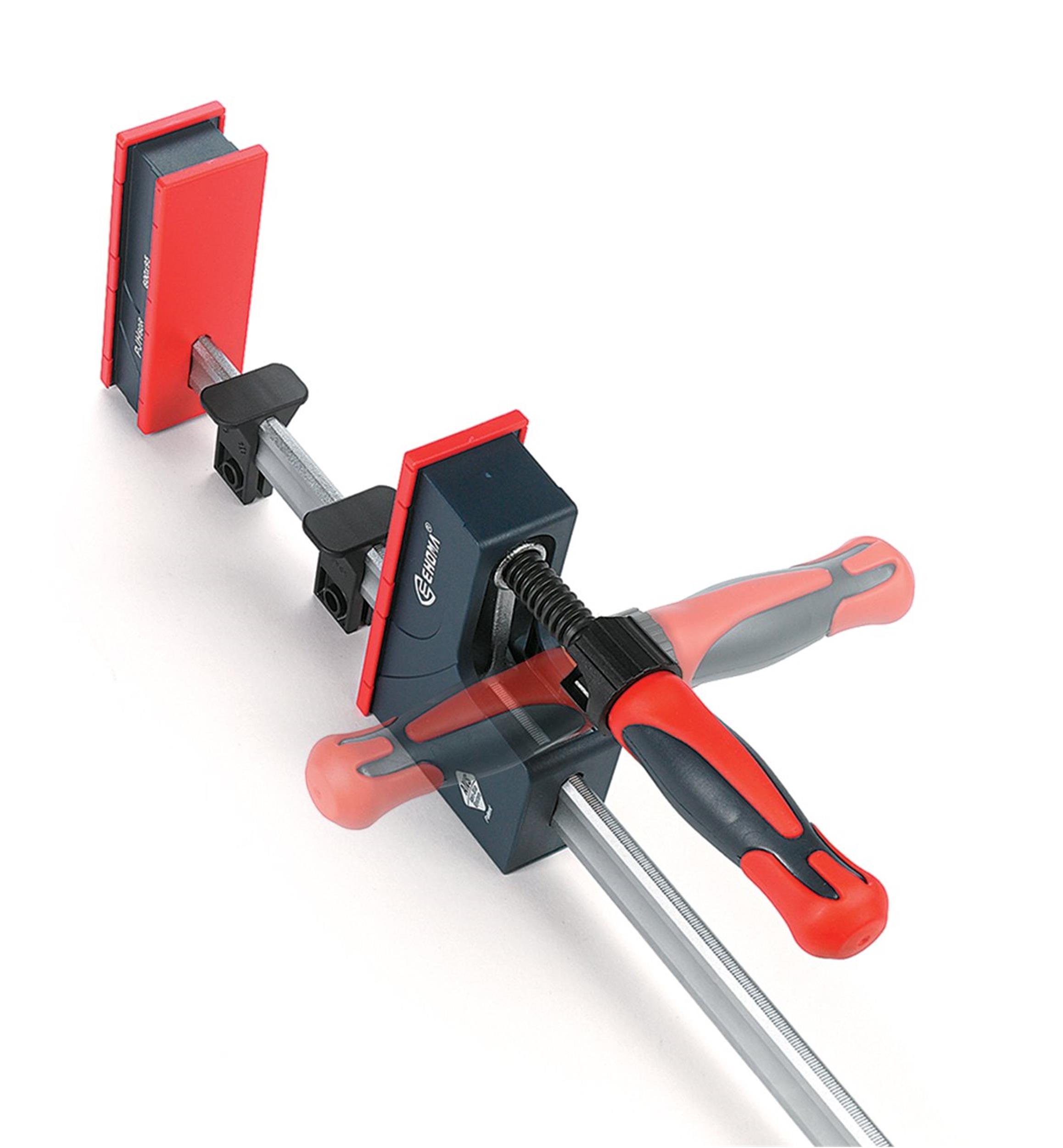 Serre-joints à mâchoire freinée