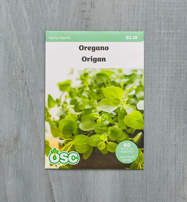 image of OSC Oregano Organic Seed Packet