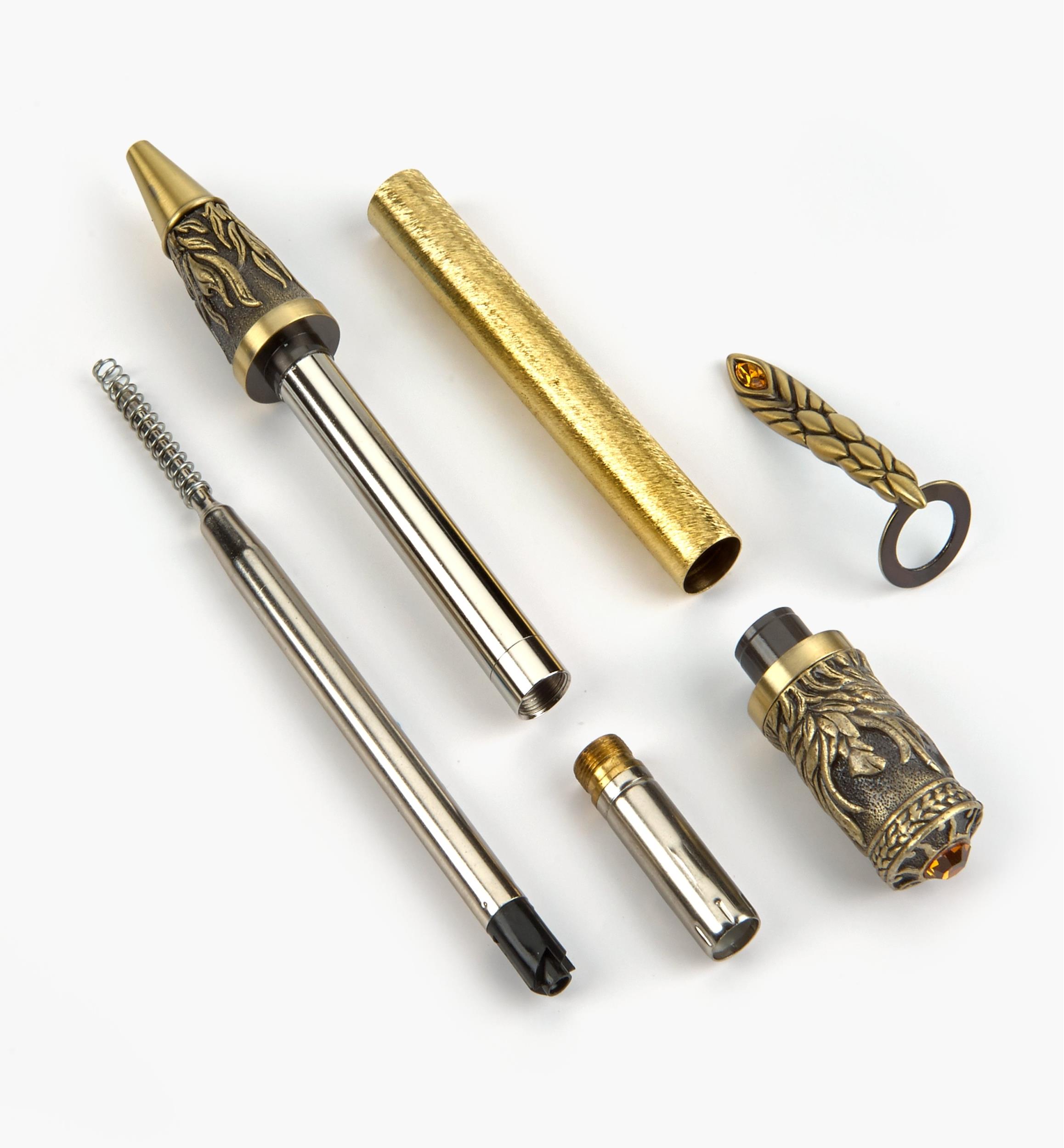 Phoenix Rising Ballpoint Twist Pen Hardware
