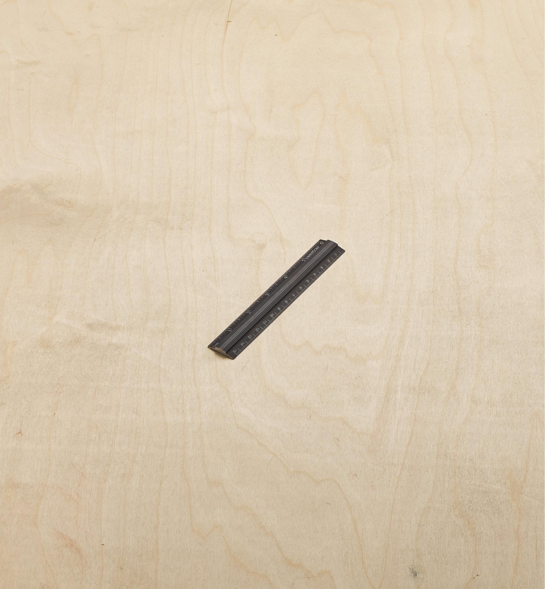 Règle d'établi en aluminium Veritas, 6 po/150 mm